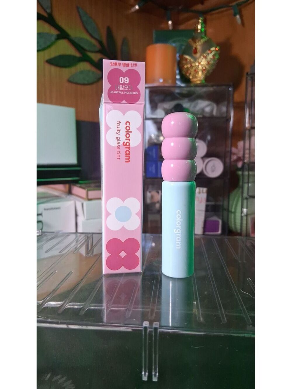 Colorgram Fruity Glass Tint – Shade 09 Heartful Mulberry